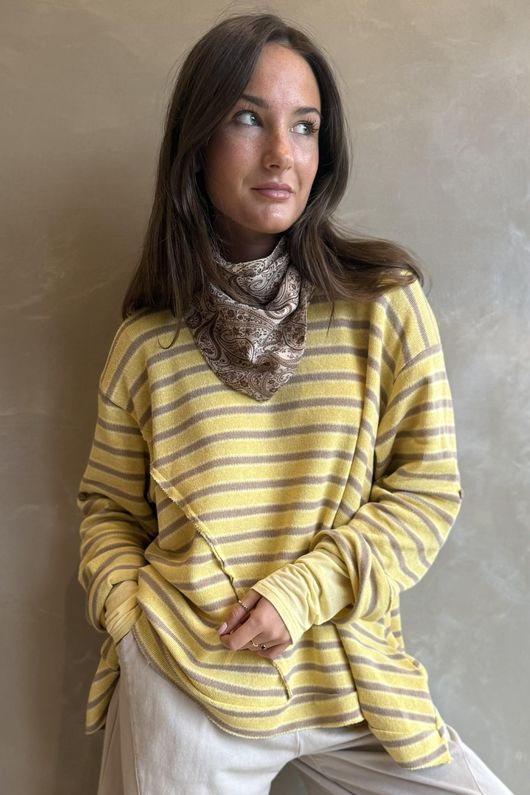 Camber Sand Knit Custard & Mocha